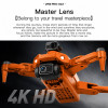 Квадрокоптер LYZRC L900 Pro Max Orange — дрон з 4K камерою, GPS, FPV, БК моторами, лазерним уникненням перешкод, до 28 хвилин польоту, дальністю до 1200 м, кейс, сірий